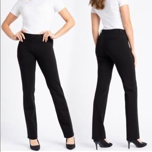 Betabrand Classic Yoga Dress Pants - Black Small Tall